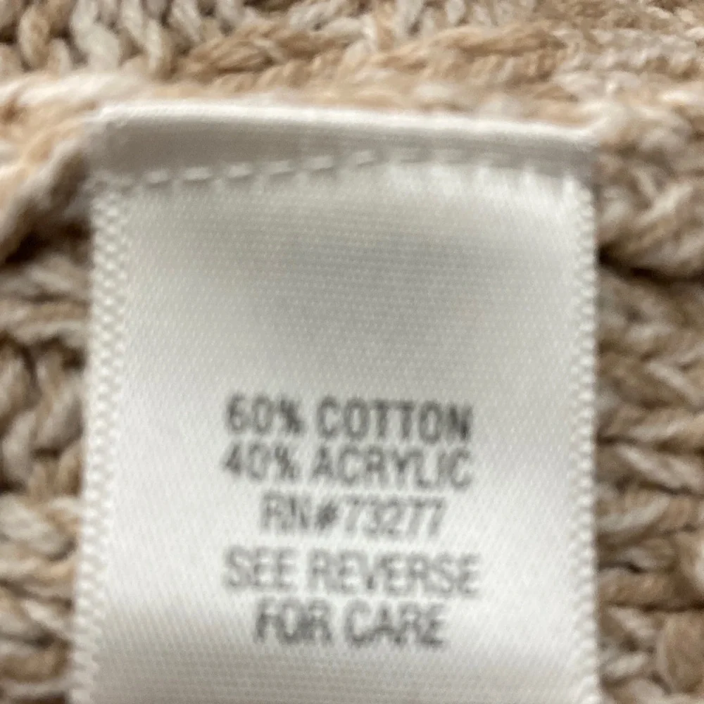 Women's‎ Beige Button-Up Sweater M